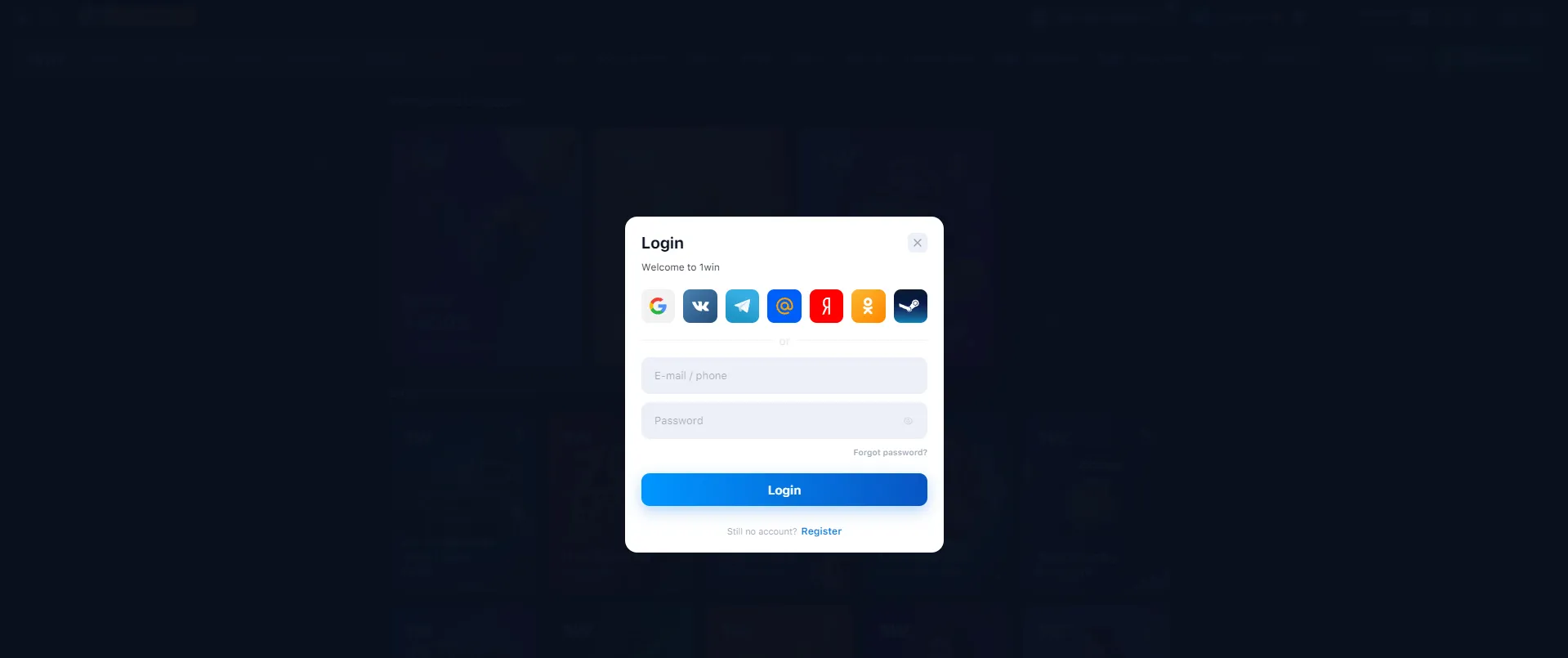 Easy Access with 1Win Login 
